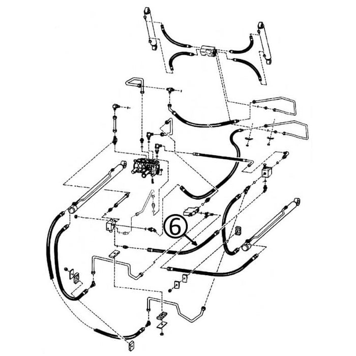 Bobcat 953 Hose - in Loader Lift Circuit -