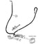 John Deere 300D & 310D Hose - to Boom Cylinder - Bore End -
