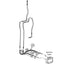 John Deere 300D & 310D Hose - from Valve to Lines for Dipper Cyl - s/n: 802200-Up -