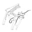 John Deere 620 Hose - to Loader Bucket Tilt Cylinders - Rod Ends - 3 | HW Part Store
