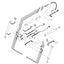 John Deere 420 Hose - s/n: 013055 - Up - to Loader Lift & Tilt Cylinders - Bore Ends - 3 | HW Part Store
