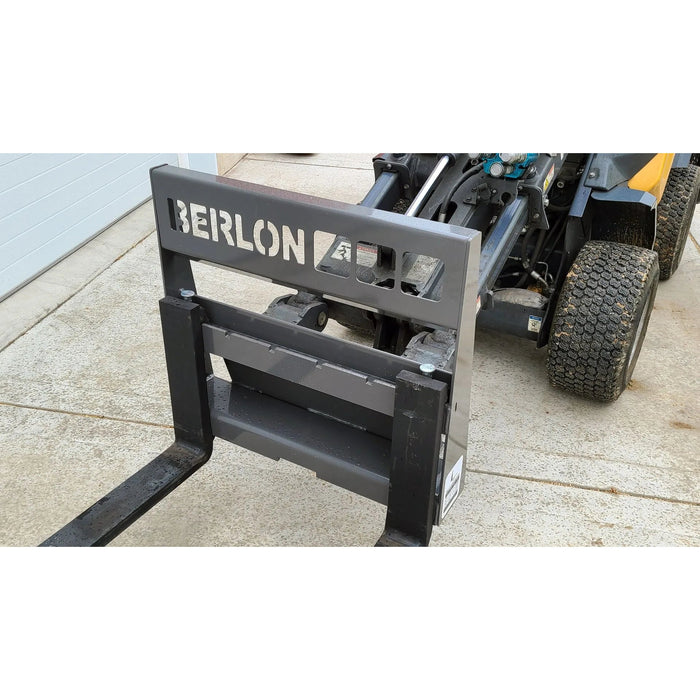 Berlon Mini Skid Steer Pallet Forks | HW Part Store