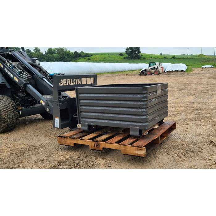 Berlon Mini Skid Steer Pallet Forks | HW Part Store