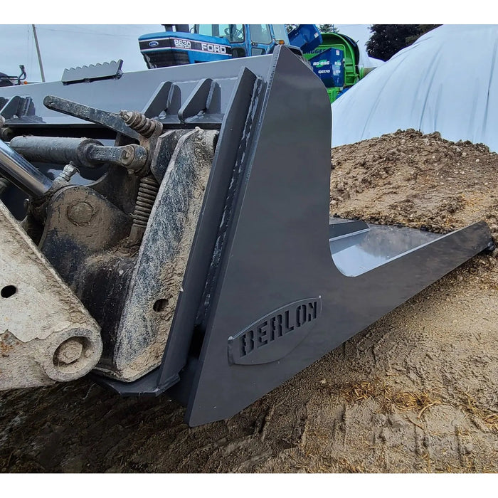 Berlon Material Long Skid Steer Bucket | HW Part Store