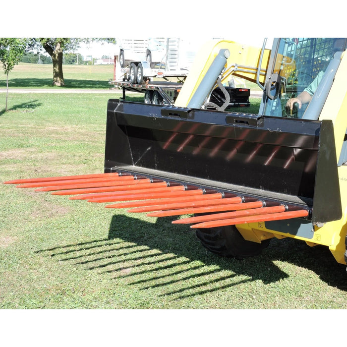 Berlon Master Tool Manure Fork Skid Steer Attachment | HW Part Store