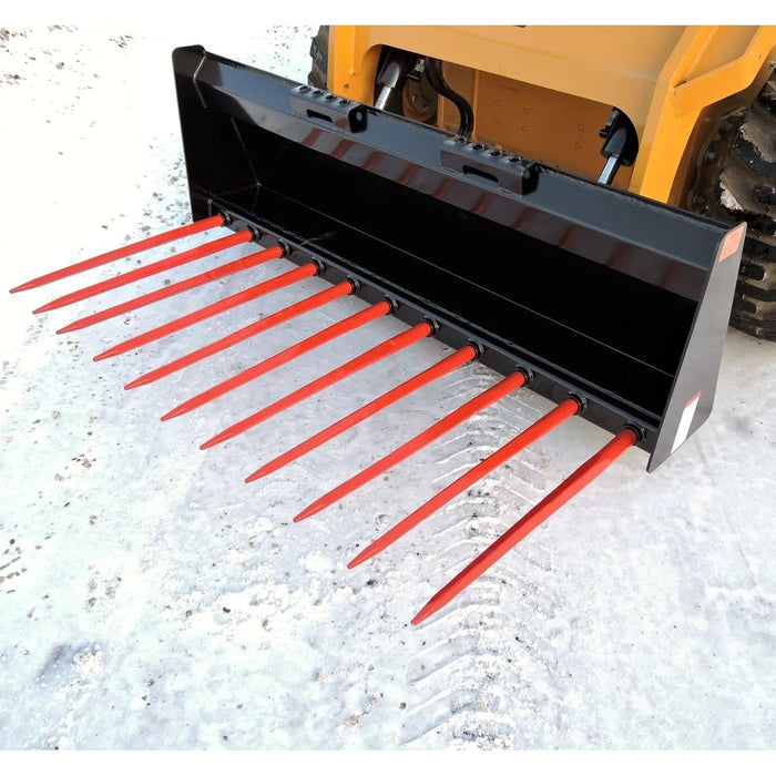 Berlon Master Tool Manure Fork Skid Steer Attachment | HW Part Store