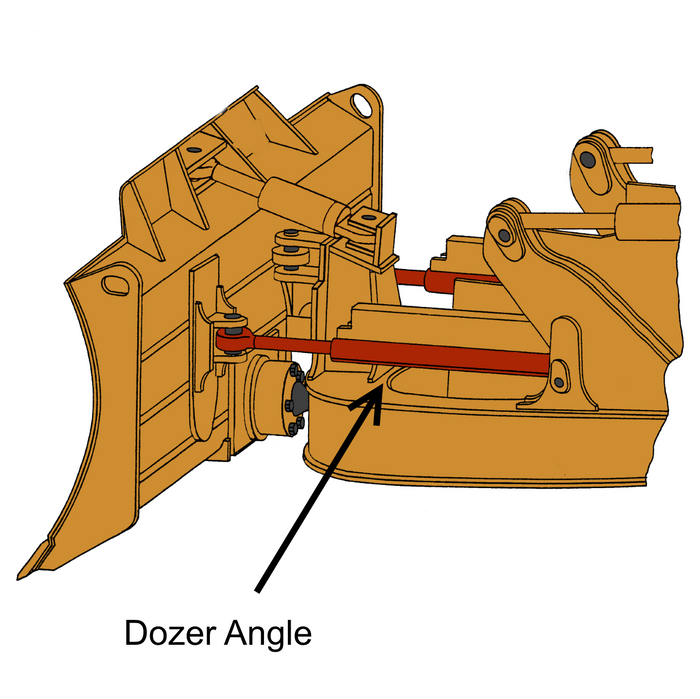 Case 1150E & 1155E Dozer Angle Cylinder w/ 2-1/2" Rod - Full Seal Kit | HW Part Store