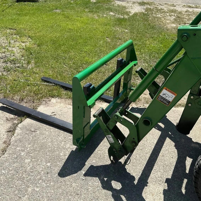 Rock Solid Class II John Deere Compact Tractor Pallet Forks | HW Part Store