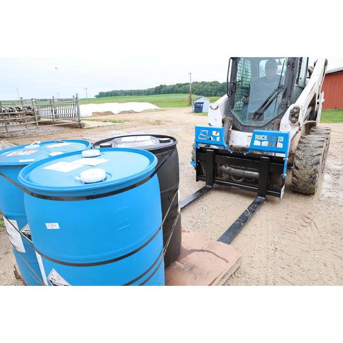 Rock Solid Class II Medium Duty Skid Steer Pallet Forks | HW Part Store