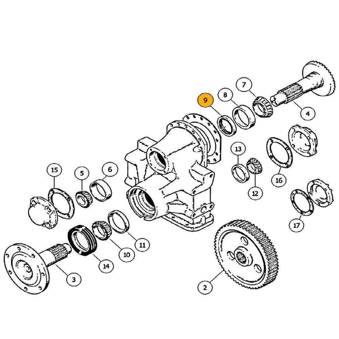 Case 450C & 455C Final Drive Seal - 9 | HW Part Store