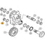 Case 1150E, 1155E, 1150G, 1150H Final Drive Bearing Cone - 6 | HW Part Store