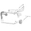 Bobcat 741, 742, & 743 Hose - At Arm Pivot, In Auxiliary Circuit -