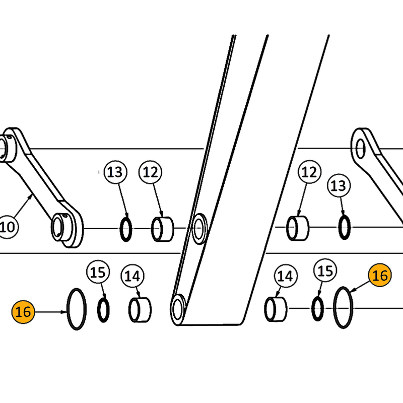 Hitachi ZX270 & ZX270-3 Bucket Links, Pins, Bushings | HW Part Store Hitachi ZX270 & ZX270-3 Bucket Links, Pins, Bushings | HW Part Store