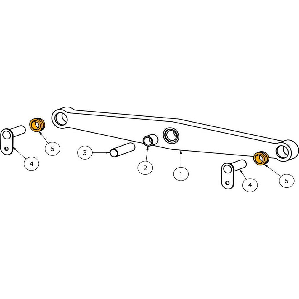 Cat D4H XL & LGP Equalizer Beam End Bushing HW Part Store