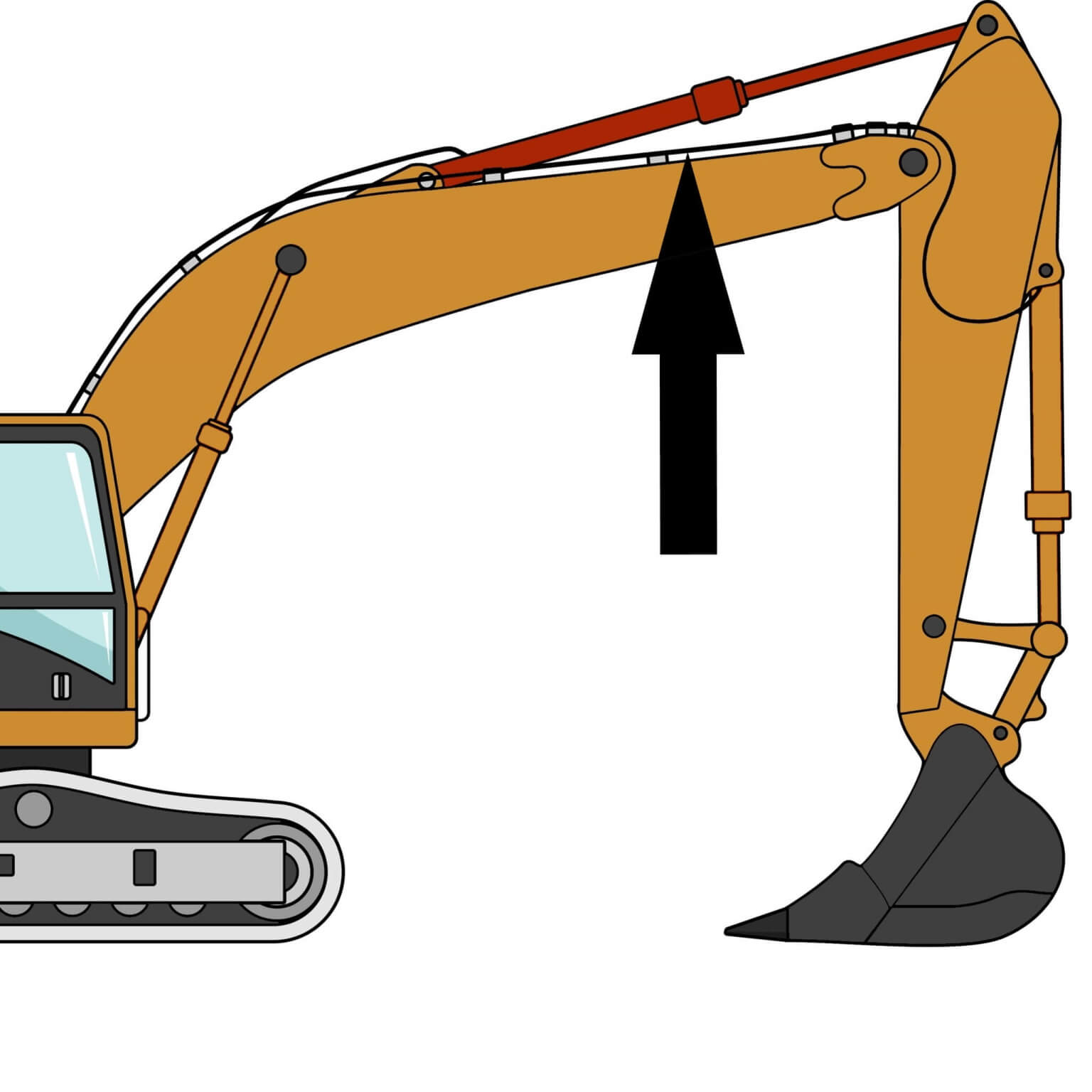Hitachi ZX670-5 & ZX670LC-5 Excavator Arm Cylinder - Seal Kit
