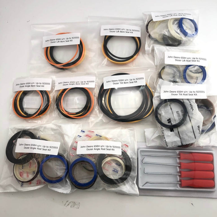 John Deere 650H s/n: Up to 925555 Whole Machine Kit w/ Free O-Ring Pick Set | HW Part Store