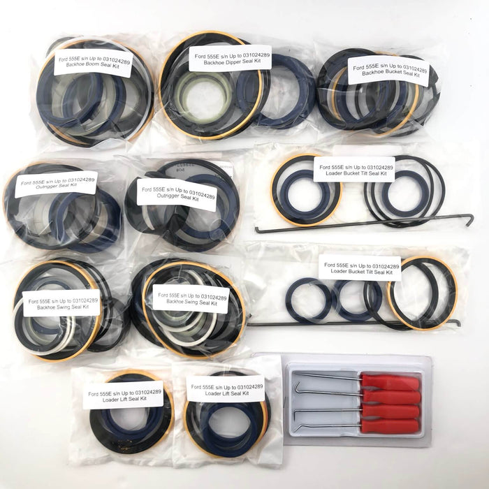 Ford 555E s/n:Up to 031024289 Whole Machine Kit w/ Free O-Ring Pick Set | HW Part Store