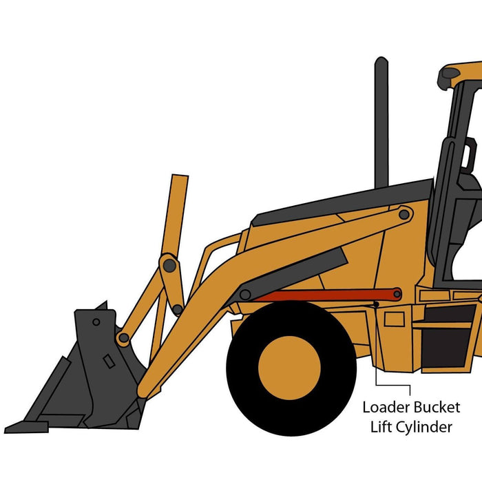 Cat 416C Loader Lift Cylinder Seal Kit s/n: 1KR1-Up; 1LR1-Up; 1WR1-Up; 1XR1-Up | HW Part Store