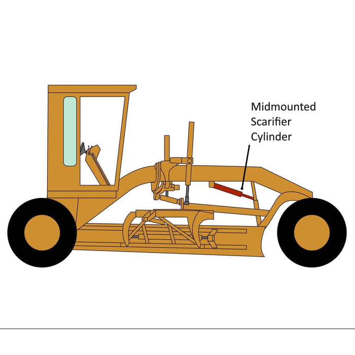 Cat 14M Motor Grader Ripper Cylinder w/ 1" Rod Wear Band - Seal Kit | HW Part Store