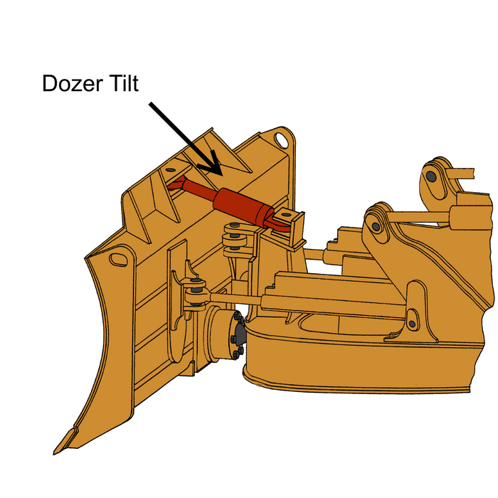 John Deere 450D, 450E, 550, 550B Dozer Tilt Cylinder | HW Part Store