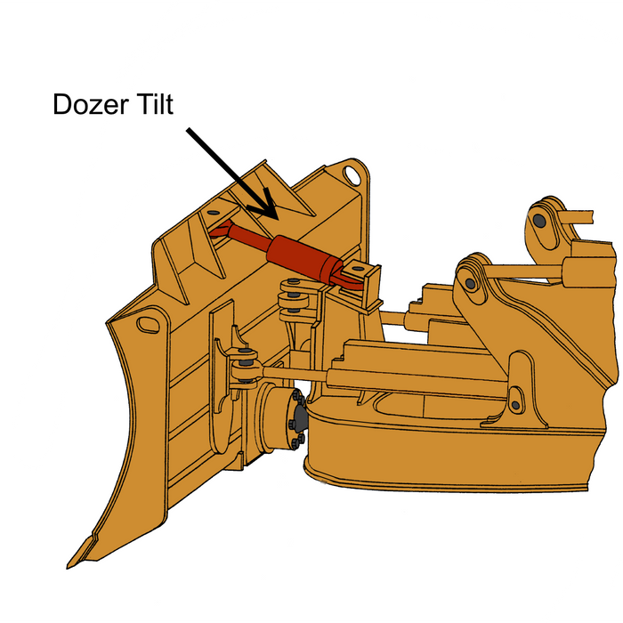 John Deere 450K, 550K, 650K Dozer Tilt Cylinder | HW Part Store