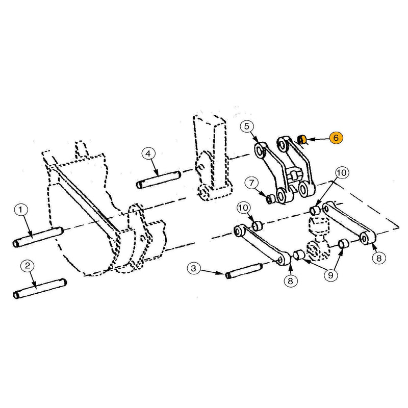 John Deere 300D, 310C, 310D Backhoe Bucket Parts | HW Part Store